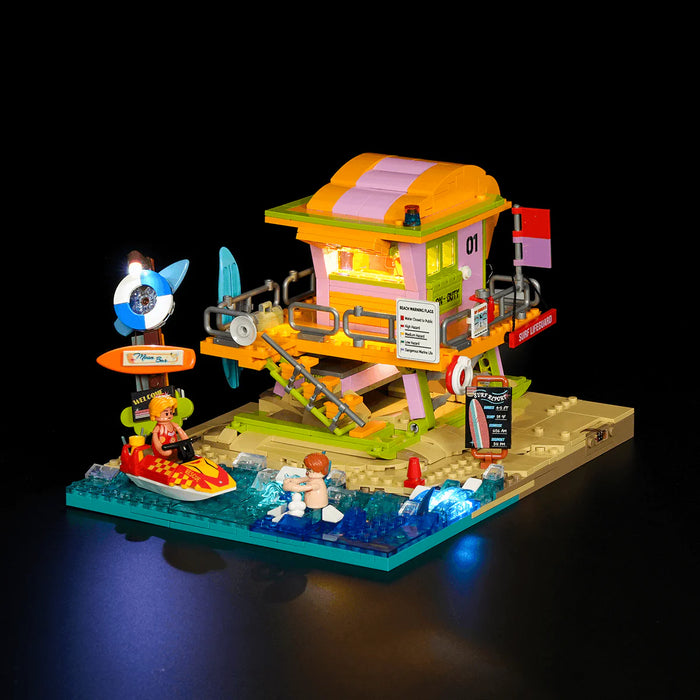 Beach Lifeguard Tower by LumiBricks