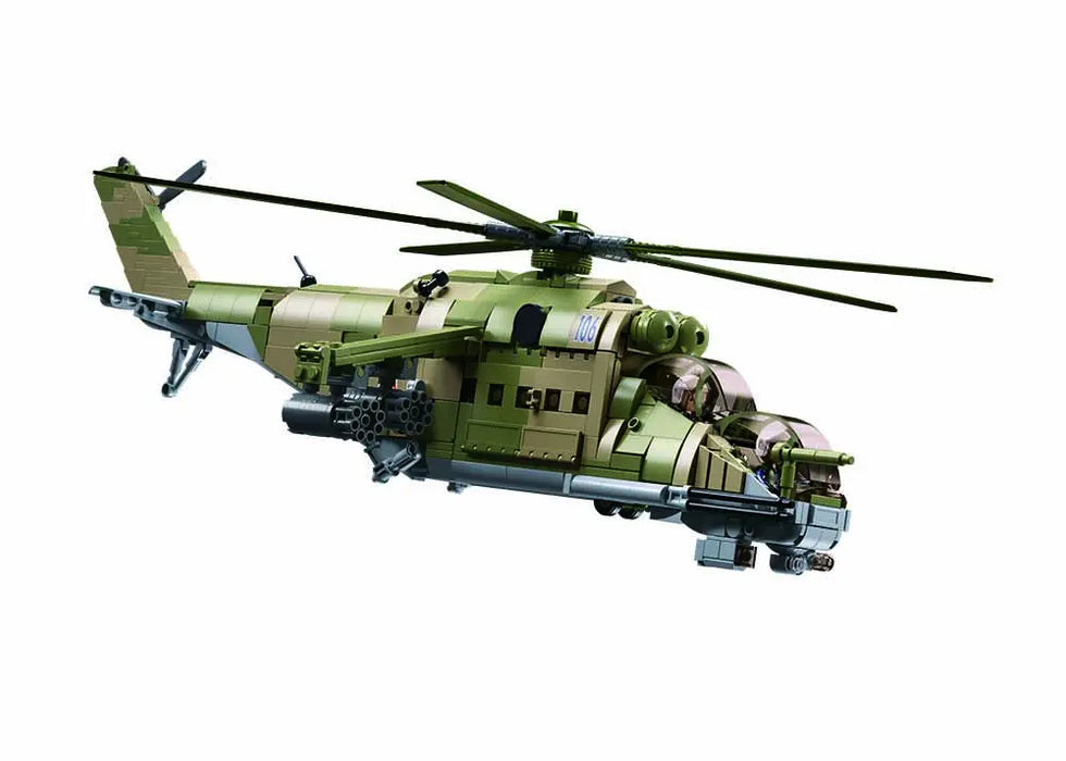 MI-24S Helicopter 3-IN-1 1/35 by Sluban