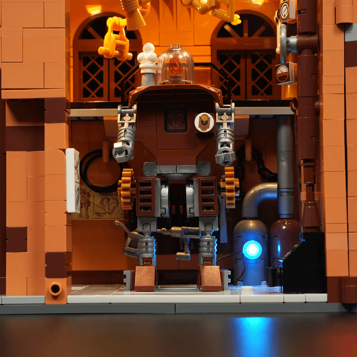 Steampunk Mechanical Workshop by LumiBricks