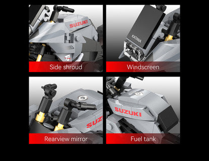 Suzuki Katana Motorbike 1:12 by CaDA
