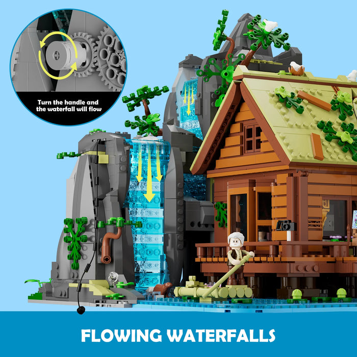 Waterfall Cabin by Lumibricks