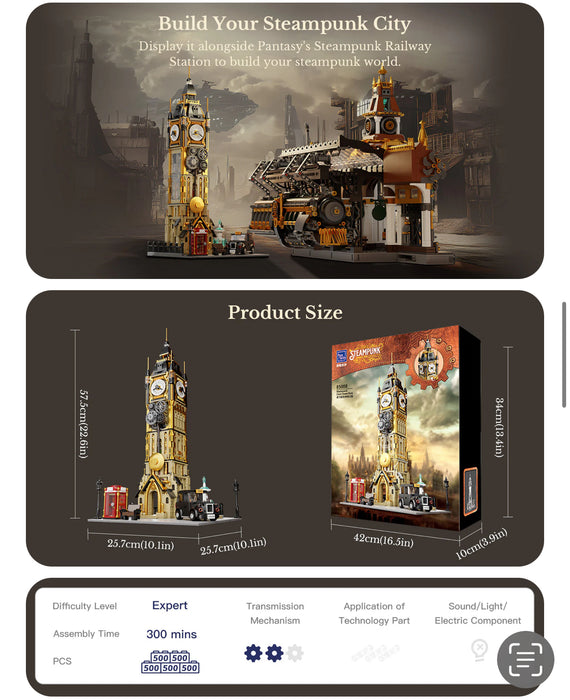 Steampunk Clock Tower by Pantasy