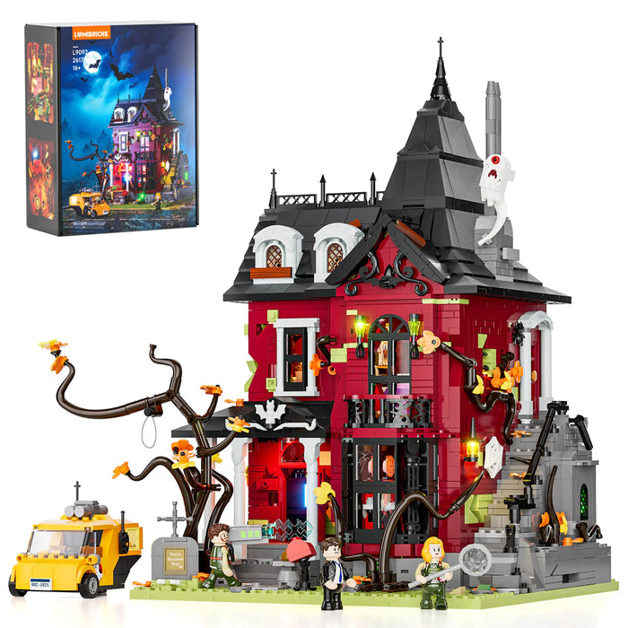 Midnight Haunted Mansion by Lumibricks
