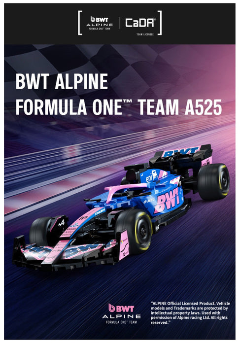 1:24 BWT Alpine F1 Team A525 Racing Car by CaDA