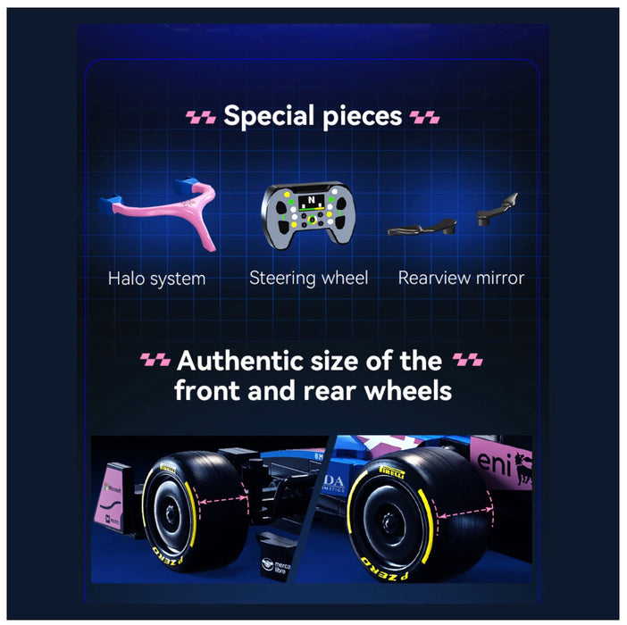 1:24 BWT Alpine F1 Team A525 Racing Car by CaDA