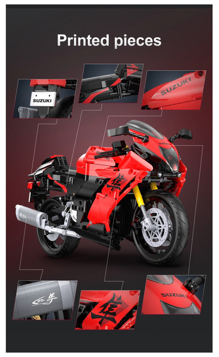 1:6 Suzuki Hayabusa Motorbike by CaDA