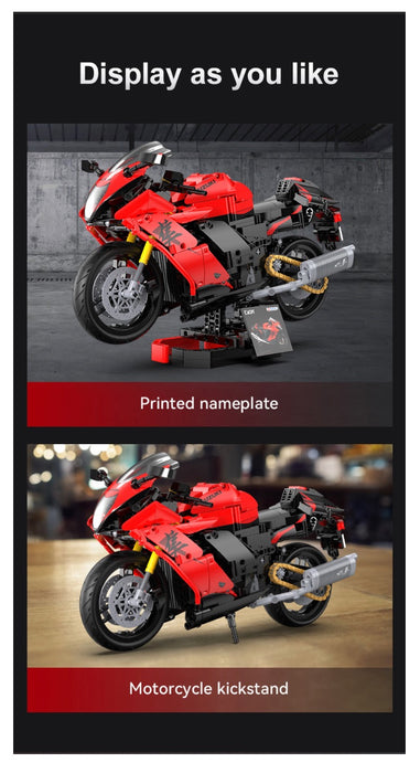 1:6 Suzuki Hayabusa Motorbike by CaDA