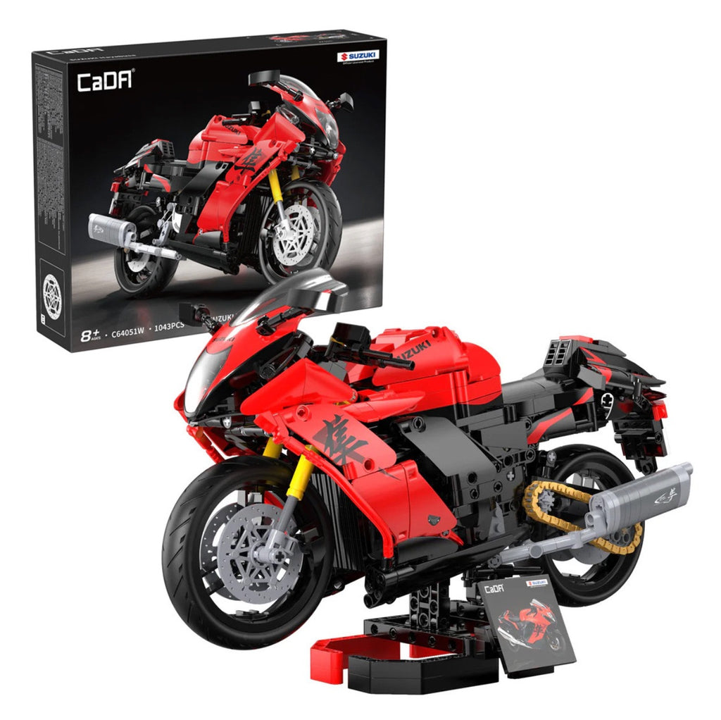 1:6 Suzuki Hayabusa Motorbike by CaDA– bricknique : The UK's Best