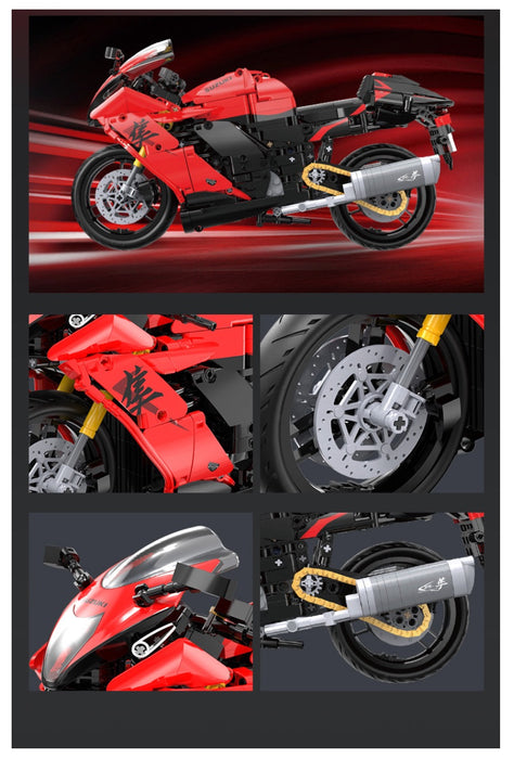 1:6 Suzuki Hayabusa Motorbike by CaDA