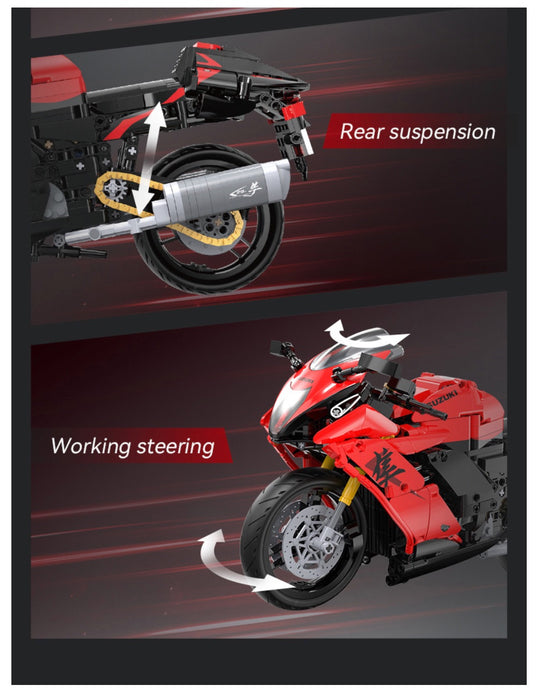 1:6 Suzuki Hayabusa Motorbike by CaDA