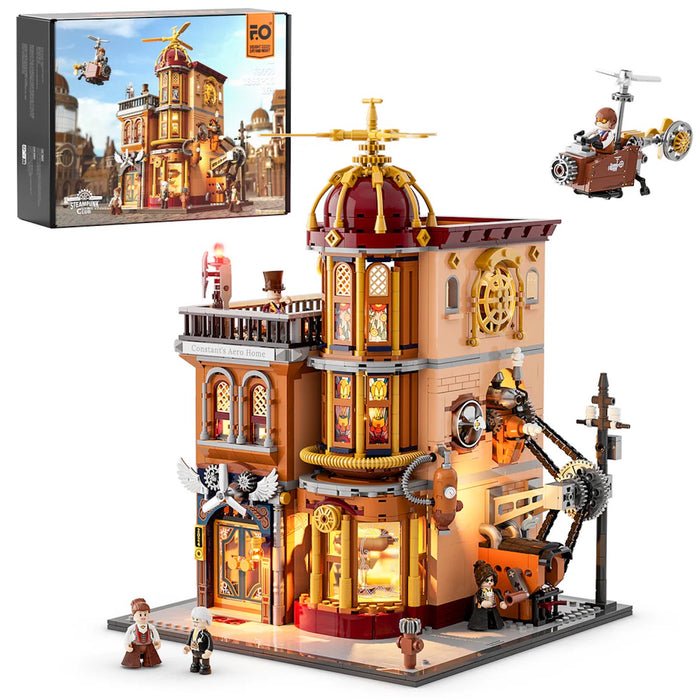 Steampunk Flying Club By Lumibricks