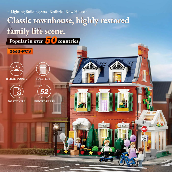 Redbrick Row House By Lumibricks