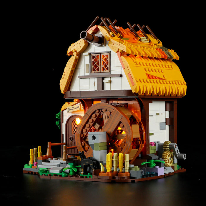 Medieval Water Mill by Lumibricks