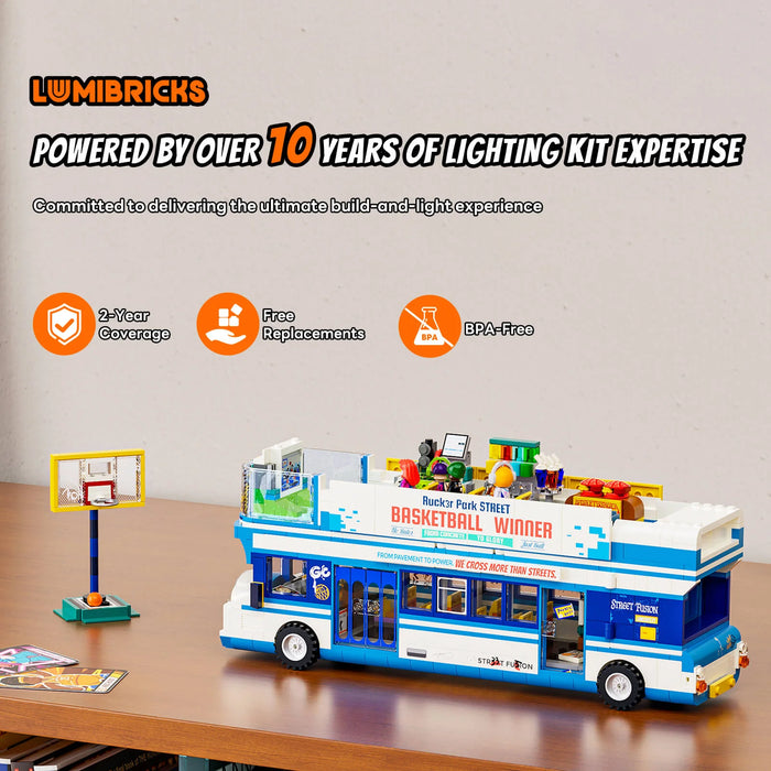 Streetball Tour Bus by Lumibricks