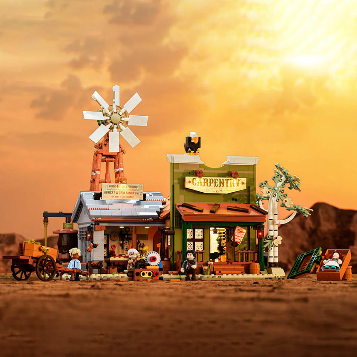 Western Carpentry Workshop by LumiBricks