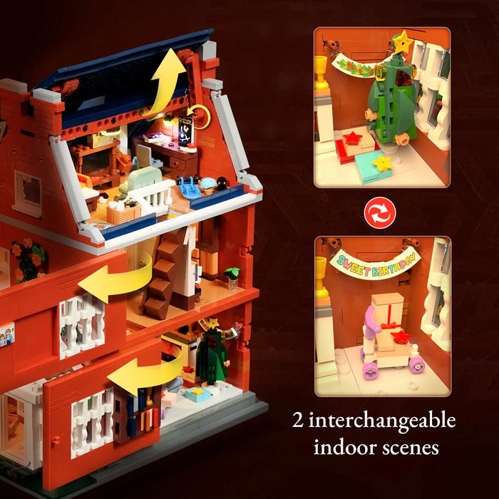 Redbrick Row House By Lumibricks