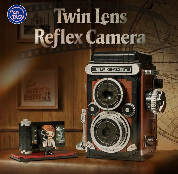 Retro Twin Lens Reflex Camera by Pantasy