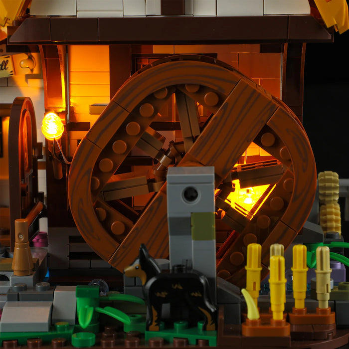 Medieval Water Mill by Lumibricks