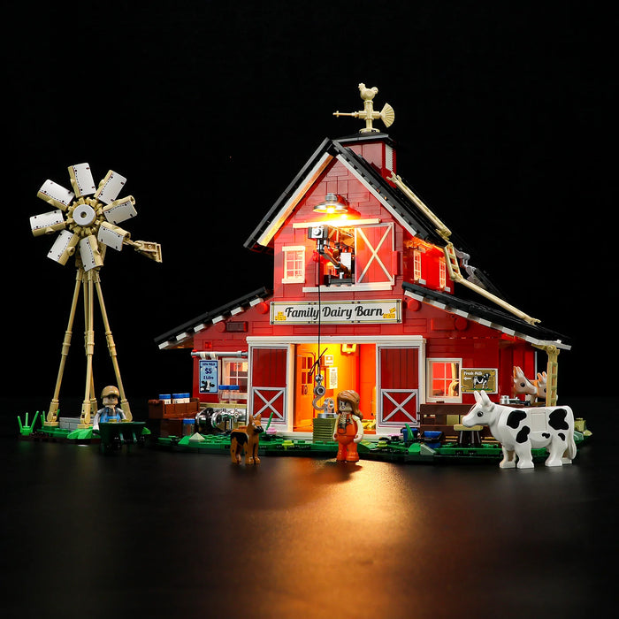 Dairy Cow Barn by Lumibricks