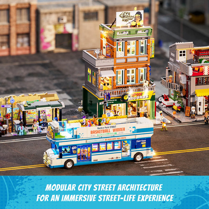 Streetball Tour Bus by Lumibricks