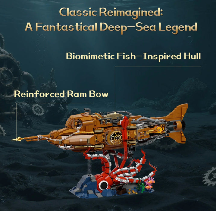 Nautilus Steampunk Submarine by Pantasy