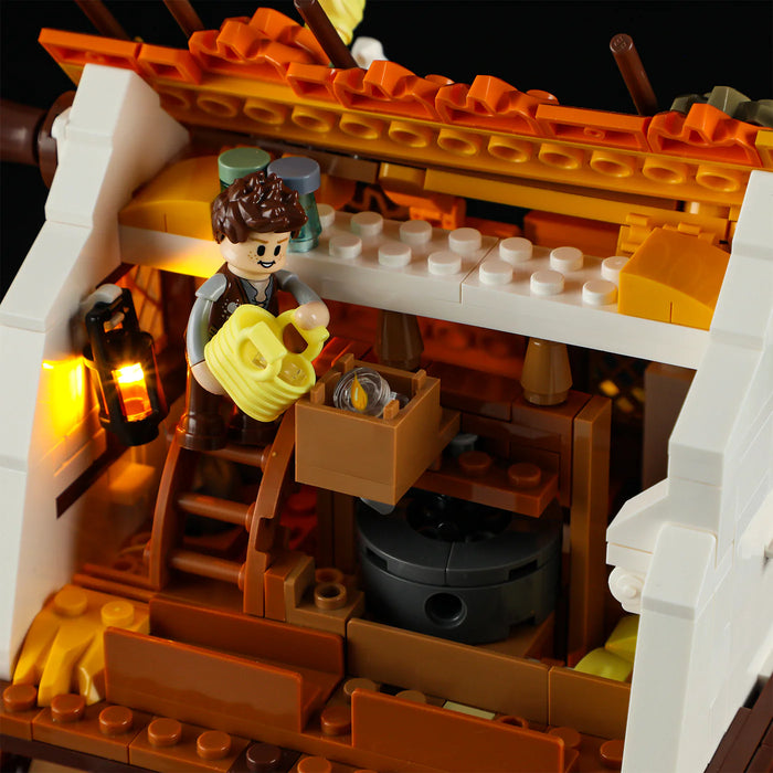 Medieval Water Mill by Lumibricks