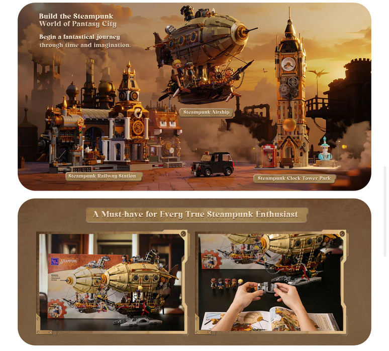 Steampunk Airship Set by Pantasy