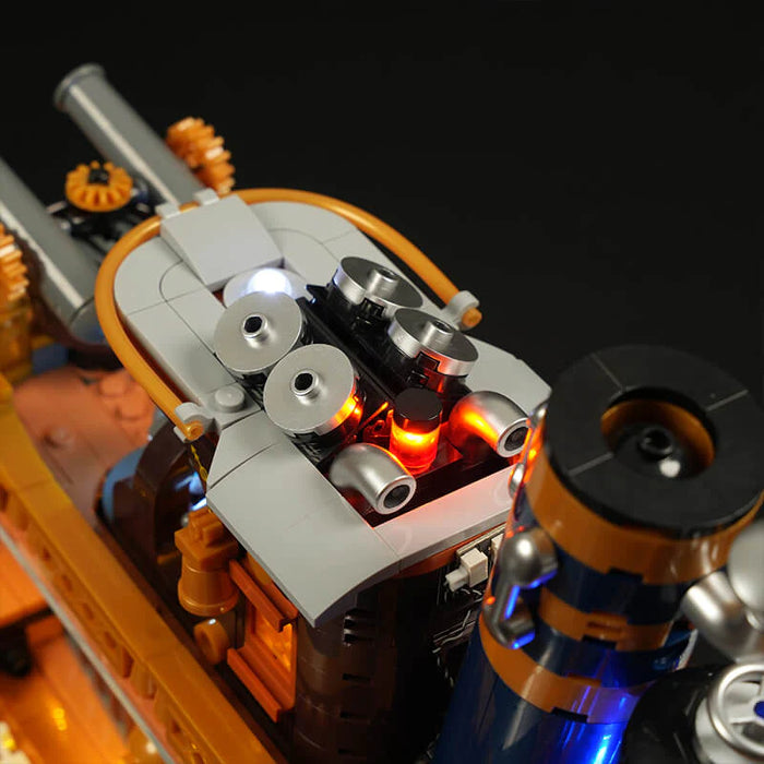 Steampunk Steamboat by Lumibricks