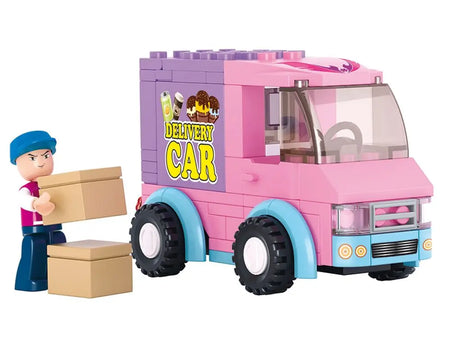 Grumpy delivery driver and van for brick city builds skuban uk 
