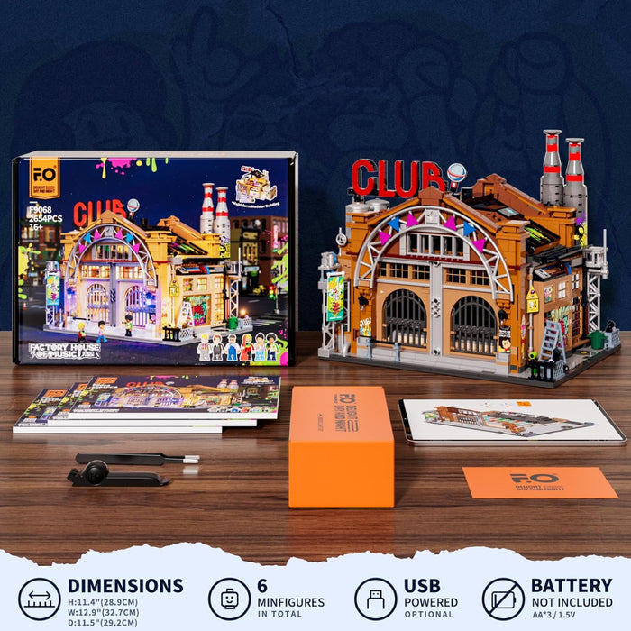 House of Music Factory Club by LumiBricks UK