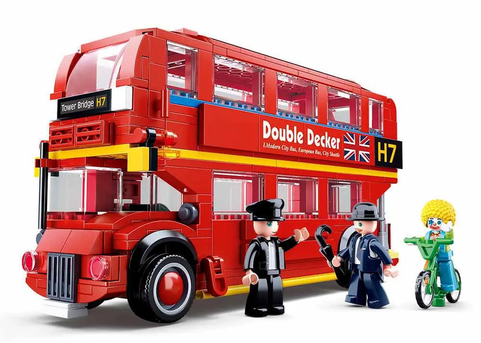 Brick model set London bus 