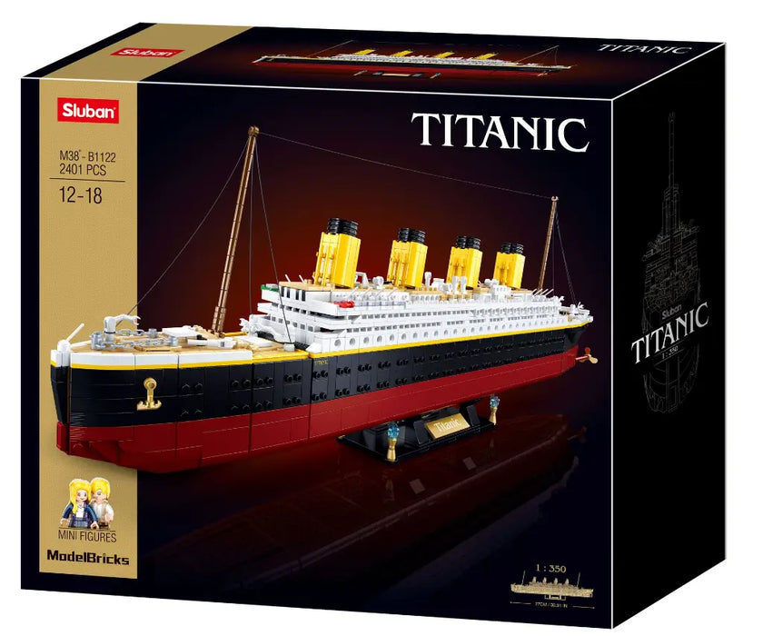 Titanic 1:350 Scale Brick Model by Sluban