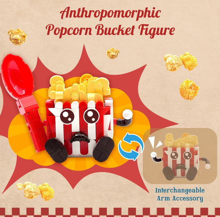 Popcorn Machine Brick Set By Pantasy