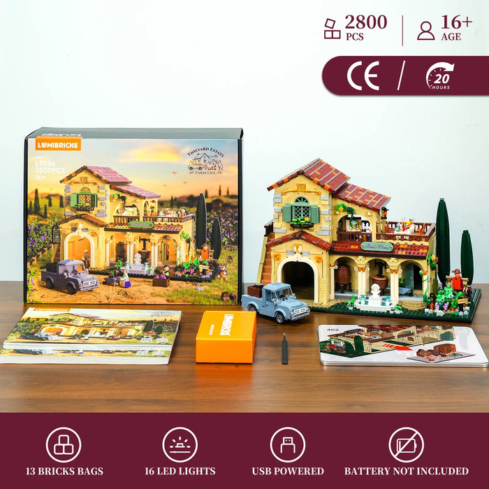 Vineyard Estate by Lumibricks