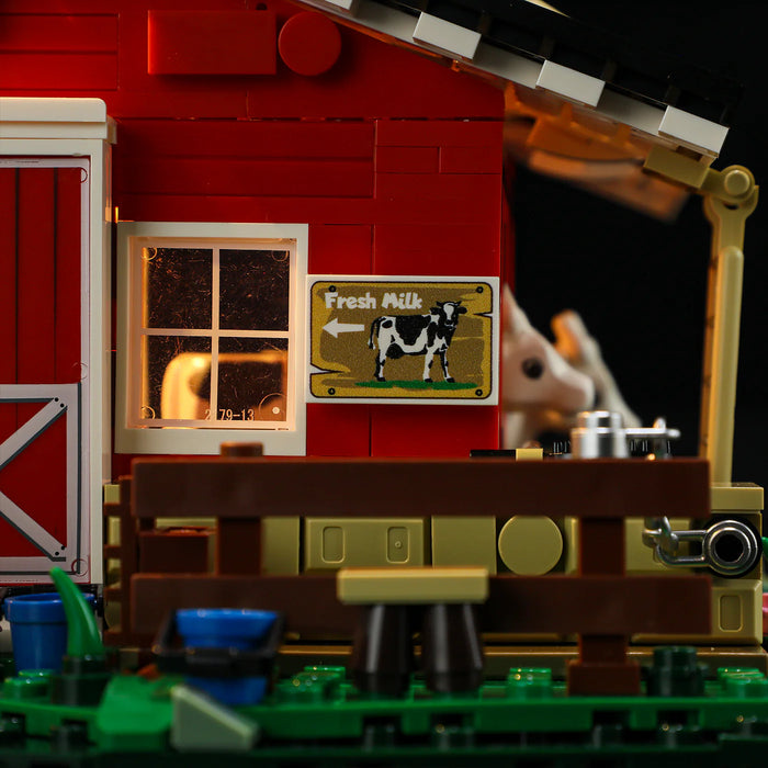 Dairy Cow Barn by Lumibricks