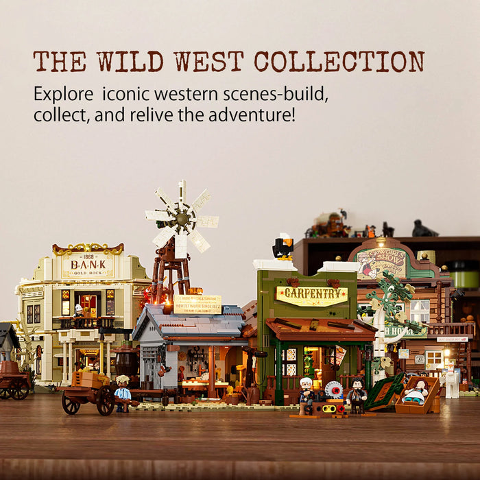 Western Carpentry Workshop by LumiBricks