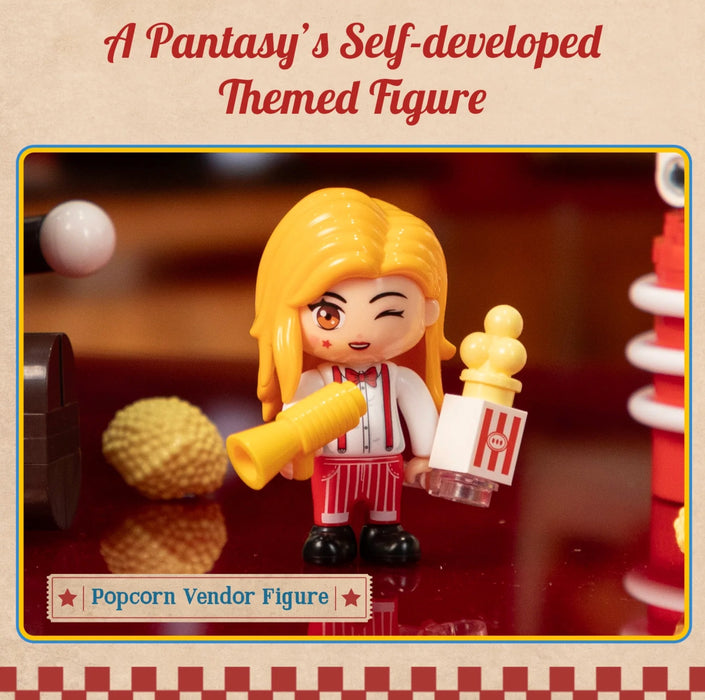 Popcorn Machine Brick Set By Pantasy
