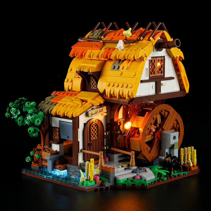 Medieval Water Mill by Lumibricks