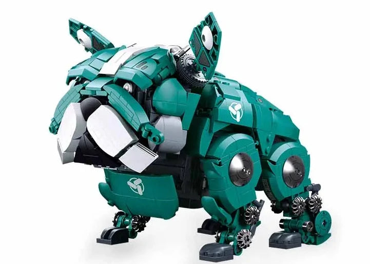 Bulldog mech brick set UK toy bricks 