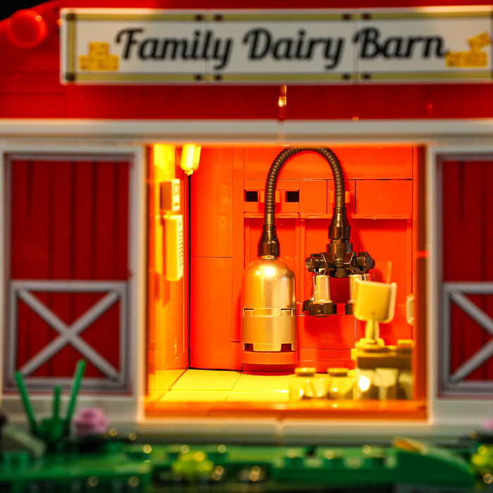 Dairy Cow Barn by Lumibricks
