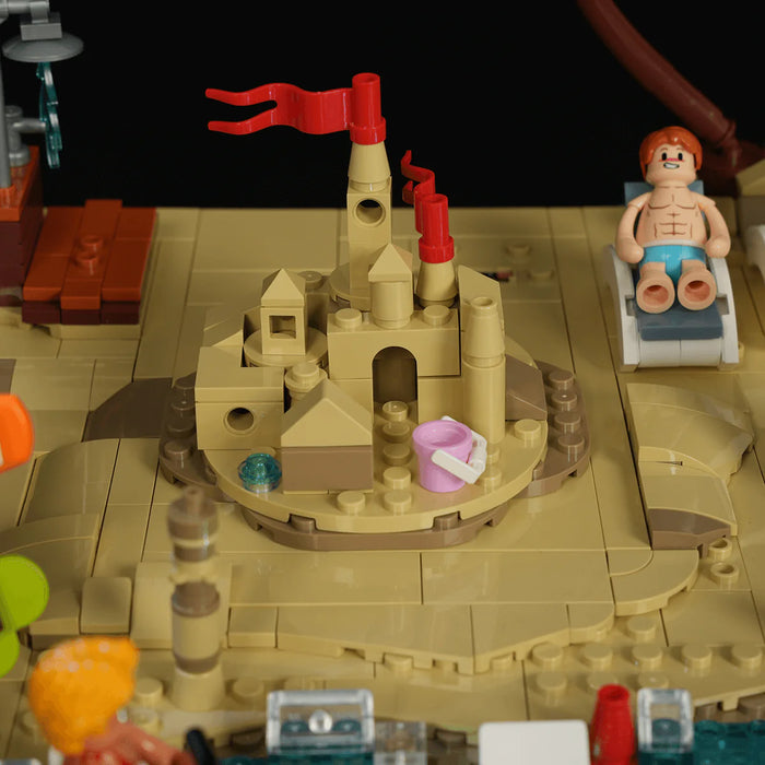 Beach Lifeguard Tower by LumiBricks