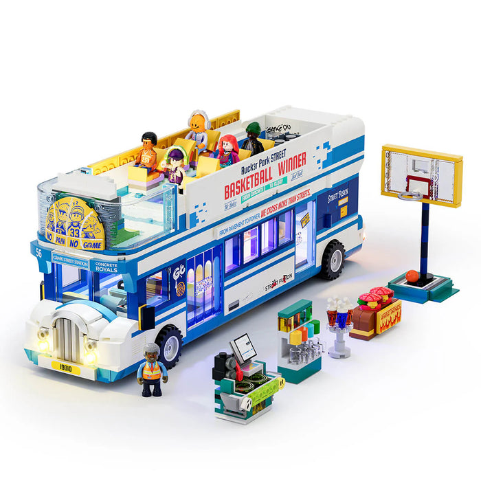 Streetball Tour Bus by Lumibricks