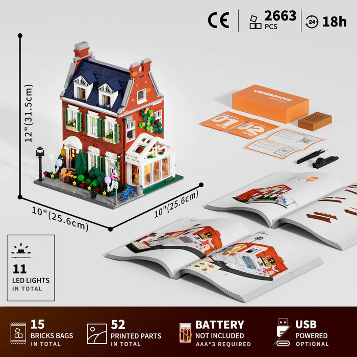 Redbrick Row House By Lumibricks