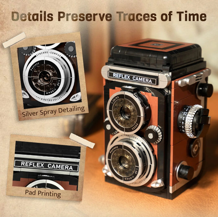 Retro Twin Lens Reflex Camera by Pantasy