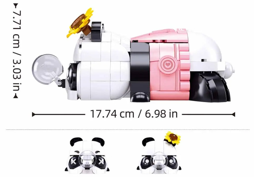 Panda (Pen Holder) Brick Set