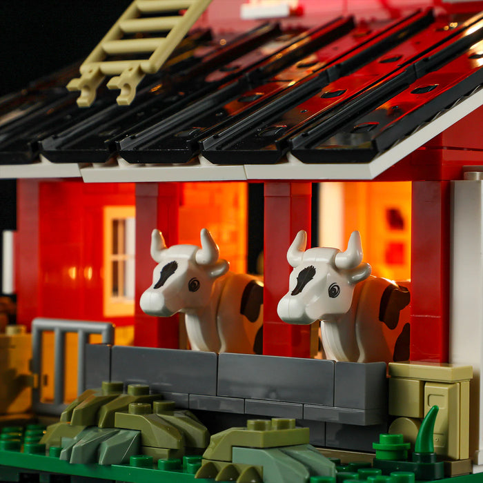 Dairy Cow Barn by Lumibricks