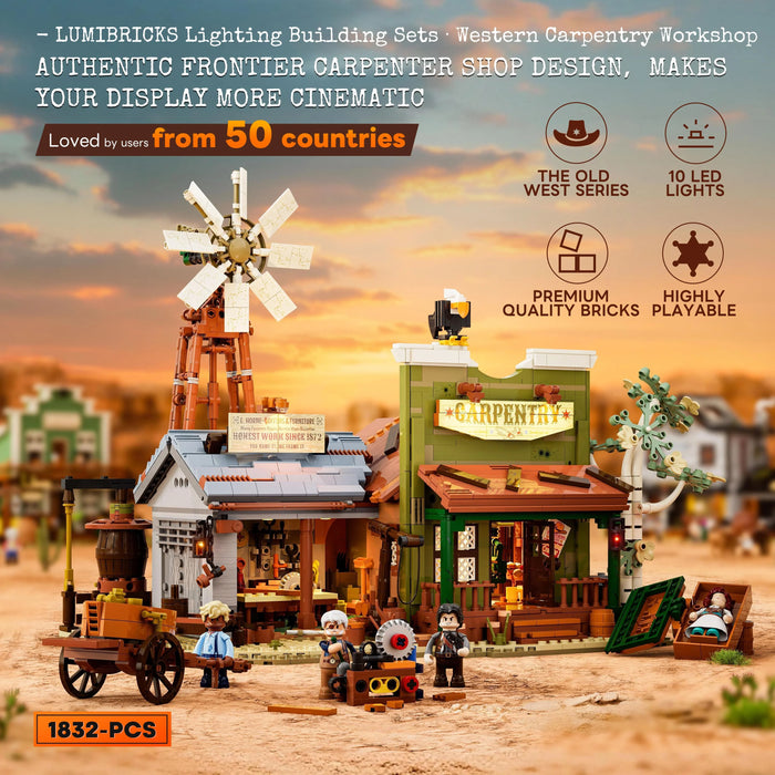 Western Carpentry Workshop by LumiBricks