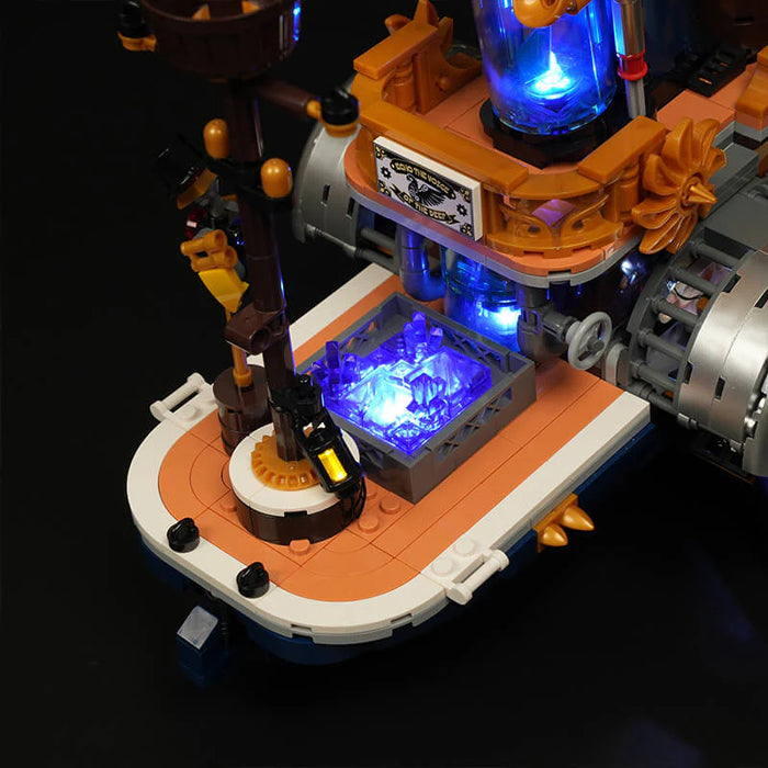 Steampunk Steamboat by Lumibricks
