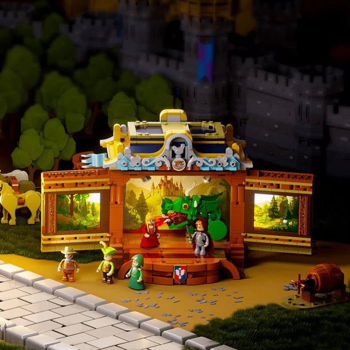 Medieval Troupe Carriage By Lumibricks