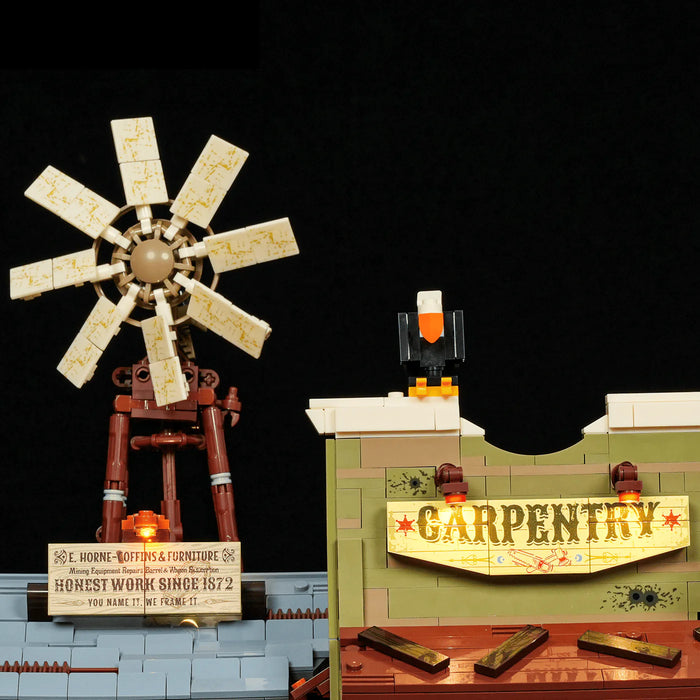Western Carpentry Workshop by LumiBricks